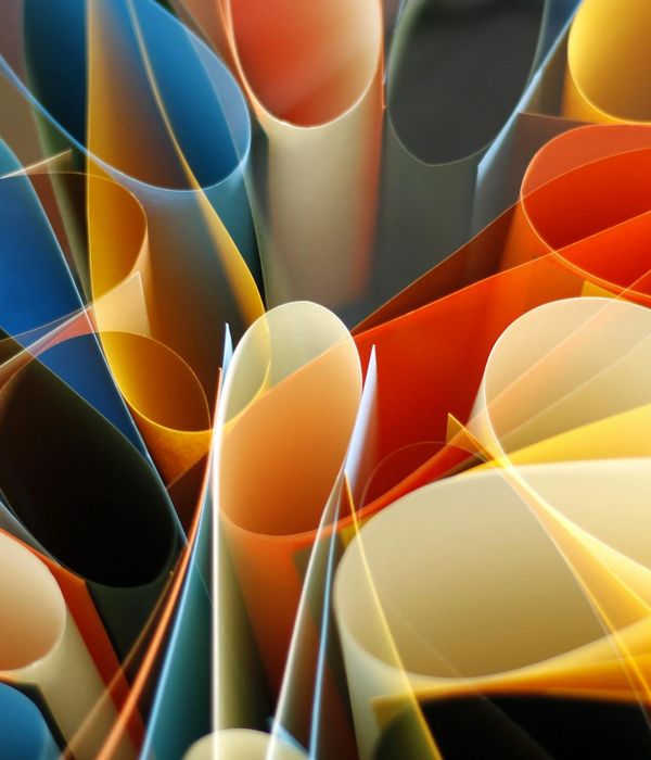 Abstract geometric patterns representing visual balance and harmony